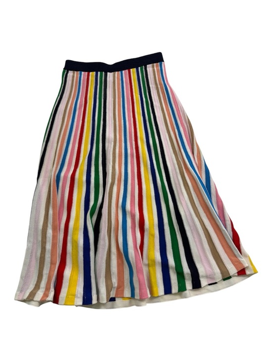 J. Crew Dresses & Skirts - J. Crew Multicolor Striped A-Line Midi Skirt Size XS - EUC